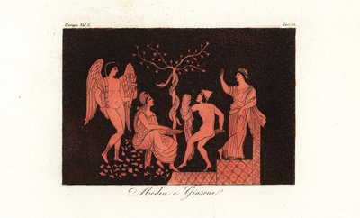 Afbeelding van Medea en Jason uit de Griekse mythologie door Corsi Corsi