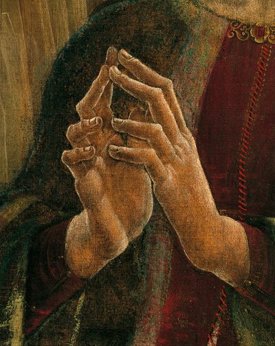 Aankondiging (detail) door Cosimo Tura