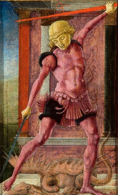 Sint-Joris, ca. 1462 door Cosimo Tura
