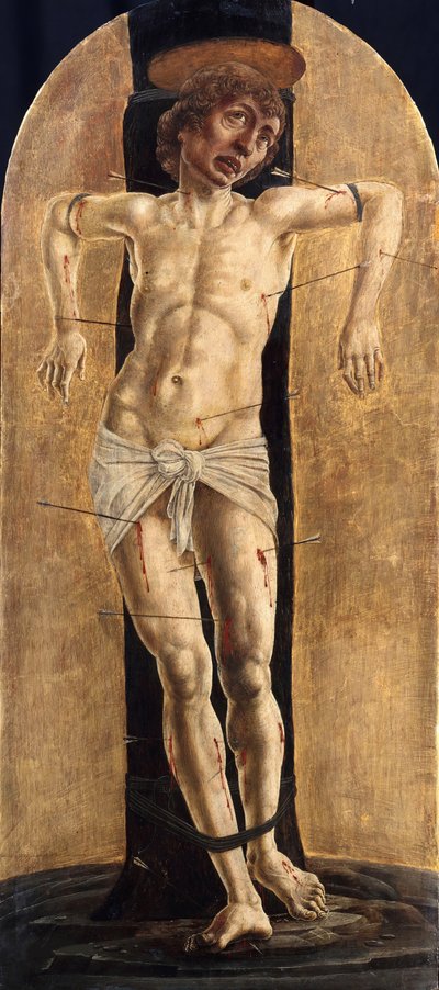 Sint Sebastiaan, ca. 1484 door Cosimo Tura