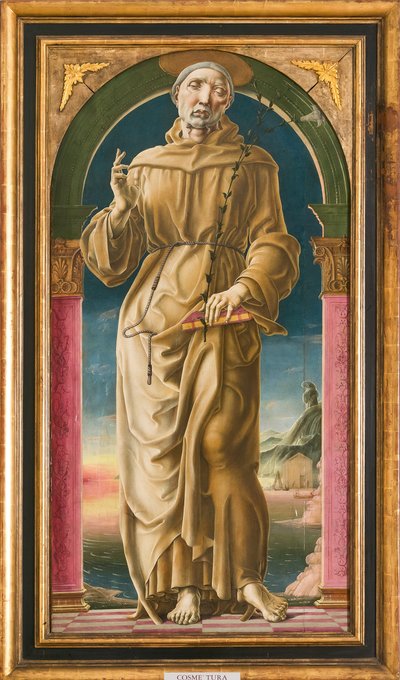 Sint-Antonius van Padua door Cosimo Tura