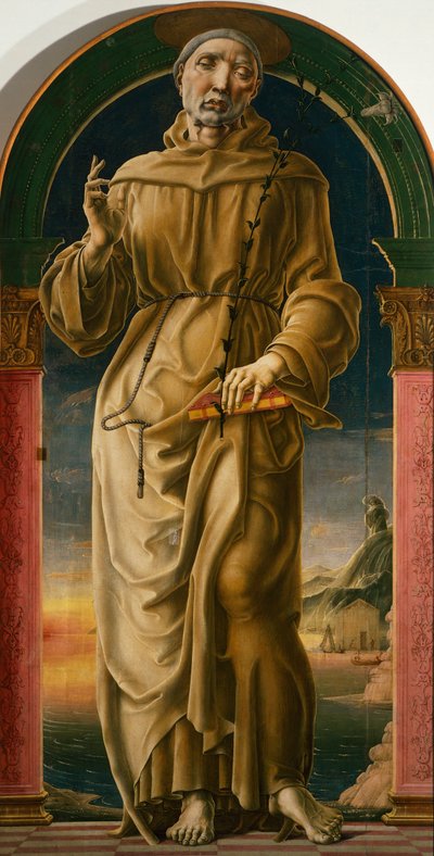 Sint Antonius van Padua door Cosimo Tura