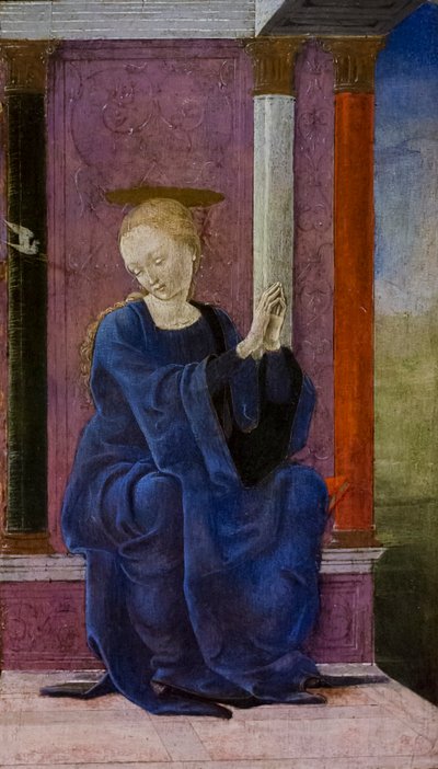 De annunciatie door Cosimo Tura
