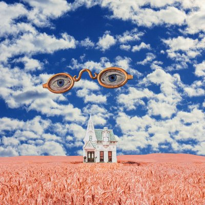 Dromhuis met zwevende ogen door CosmoZach