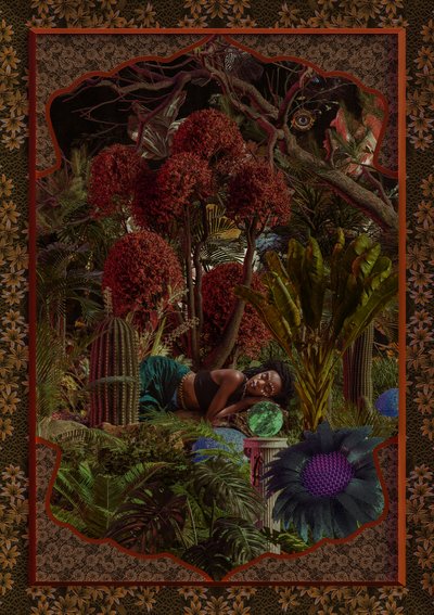Slapende vrouw in de Fantasietuin door CosmoZach