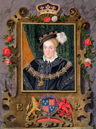 Edward VI, koning van Engeland, 1825 door Countess of Essex Sarah