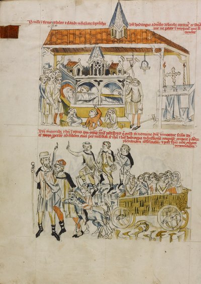 Het leven van de gezegende Hedwig door Court workshop of Duke Ludwig I of Liegnitz and Brieg