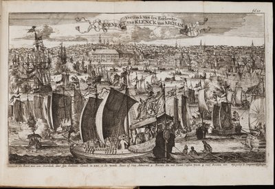 Arkhangelsk Uit: Historisch Verhael, of Beschryving van de Voyagie, 1677 door Coyet