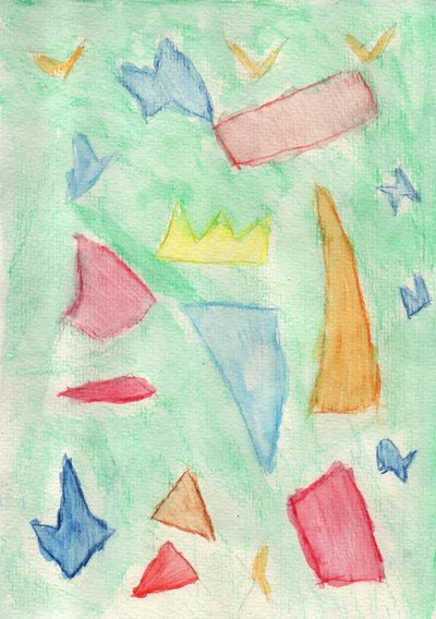 Bonte vormen door Crazy Artist