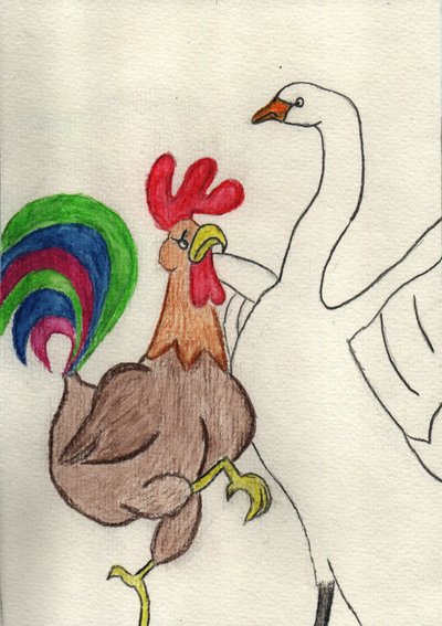 De twee trotse door Crazy Artist