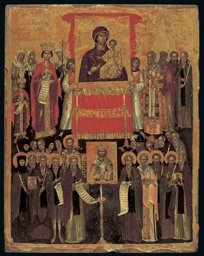 Het Herstel van de Iconen door Cretan School