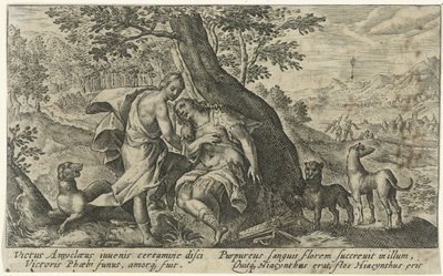 Apollo en Hyacinthus door Crispijn van de Passe (I)