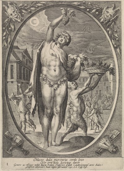 Bacchus door Crispijn van de Passe (I)