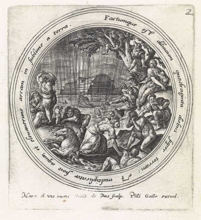 De zondvloed door Crispijn van de Passe (I)