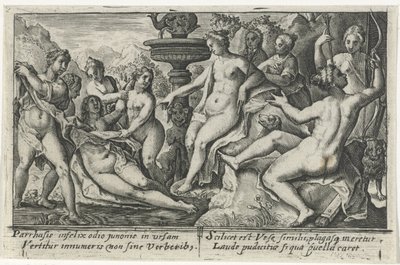 Diana en Callisto door Crispijn van de Passe (I)