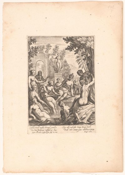 Diana en Callisto door Crispijn van de Passe (I)