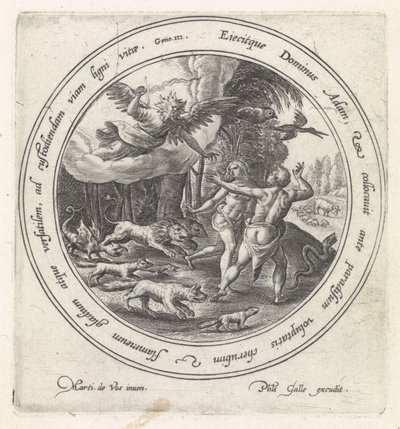 Verdrijving uit het Paradijs door Crispijn van de Passe (I)