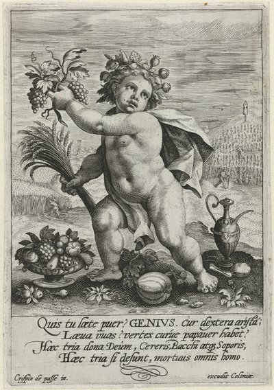 Genius door Crispijn van de Passe (I)