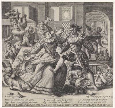 Het slechte huishouden door Crispijn van de Passe (I)