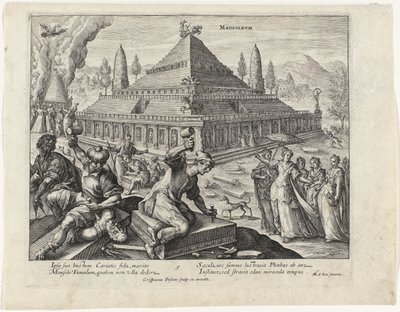 Mausoleum van Halicarnassus door Crispijn van de Passe (I)