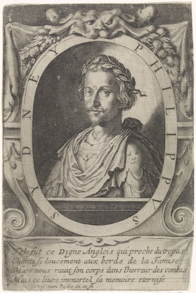 Portret van Philip Sydney door Crispijn van de Passe (I)