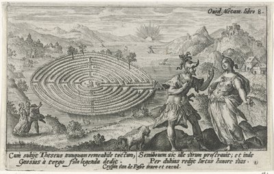 Theseus en Ariadne door Crispijn van de Passe (I)