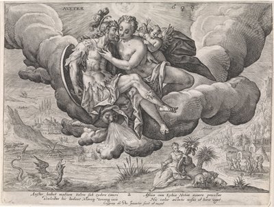 Zuidenwind door Crispijn van de Passe (I)
