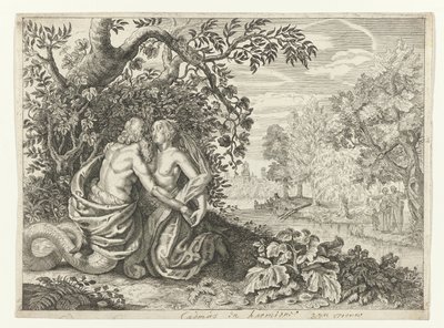 Harmonia en Cadmus (Metamorfosen van Ovidius) door Crispijn van de Passe (II)