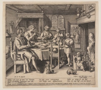 Condordia door Crispijn van de Passe I