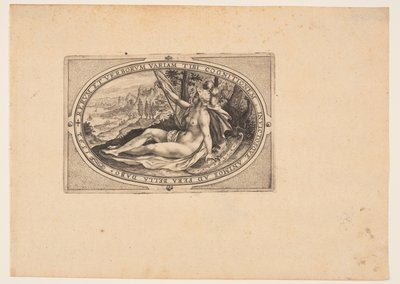 Minerva, van Goden en Godinnen door Crispijn van de Passe I