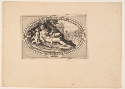 Venus, van Goden en Godinnen door Crispijn van de Passe I