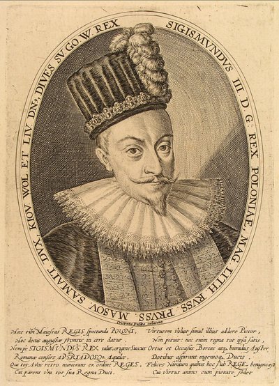 Sigismund III Vasa, Koning van Polen door Crispijn van de Passe the Elder