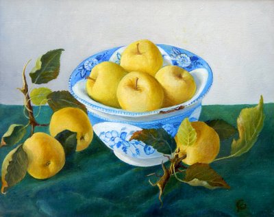 Appels in een Blauwe Kom door Cristiana Angelini
