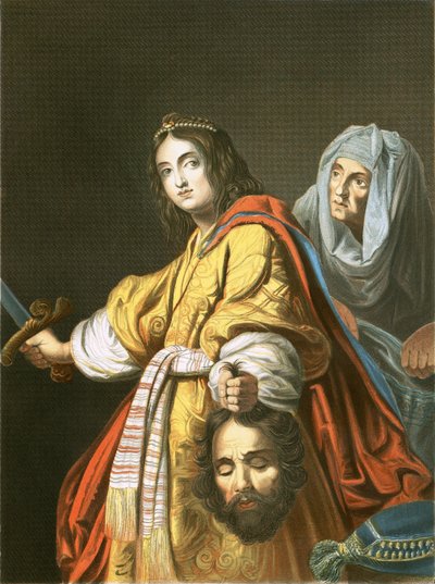 Judith met het hoofd van Holofernes door Cristofano (after) Allori