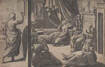 Sint-Nicolaas van Bari en de drie arme meisjes door Cristofano Cartaro