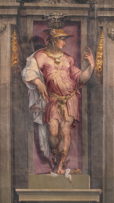 Mercurius, 1556-1557 door Cristofano Gherardi