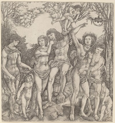 Allegorie van Vleselijke Liefde door Cristofano Robetta