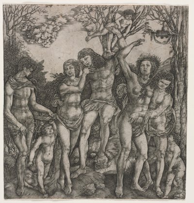 Allegorie van Vleselijke Liefde door Cristofano Robetta