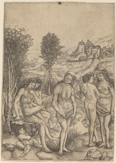 Allegorie van Afgunst door Cristofano Robetta