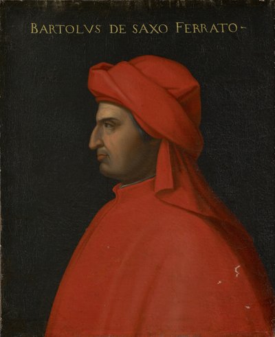 Portret van Bartolo da Sassoferrato, c.1560 door Cristofano dell Altissimo