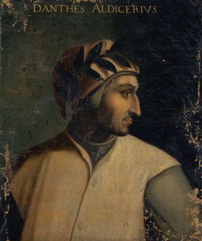 Portret van Dante Alighieri, ca. 1560 door Cristofano dell Altissimo