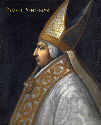 Portret van Paus Pius II, ca. 1560 door Cristofano dell Altissimo