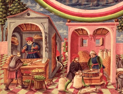 Ms Lat 209 fol.6v Jupiter (detail) door Cristoforo De Predis