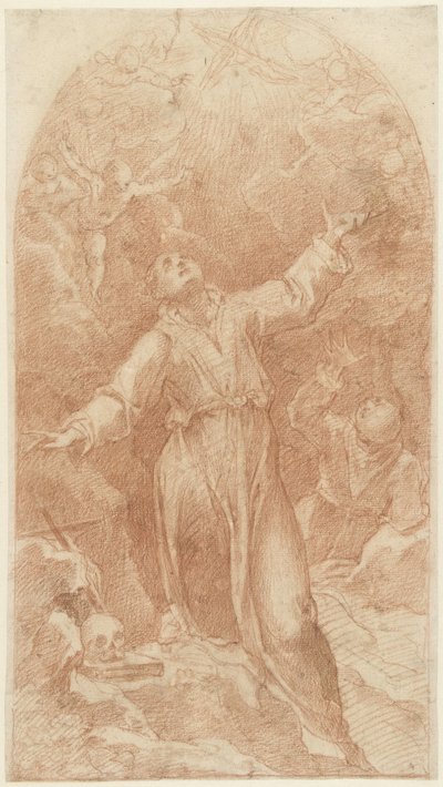 Stigmatisatie van Franciscus van Assisi door Cristoforo Pomarancio