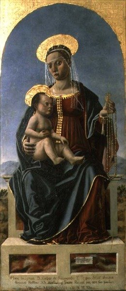 Madonna en Kind door Cristoforo da Lendinara Canozzi or Canozi
