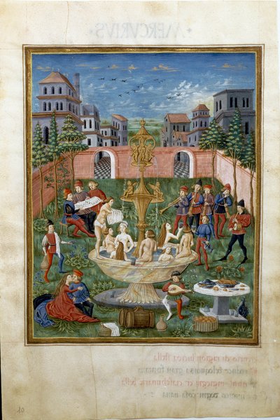 Invloed van Venus: de tuin van de liefde en de fontein van de jeugd door Cristoforo De Predis