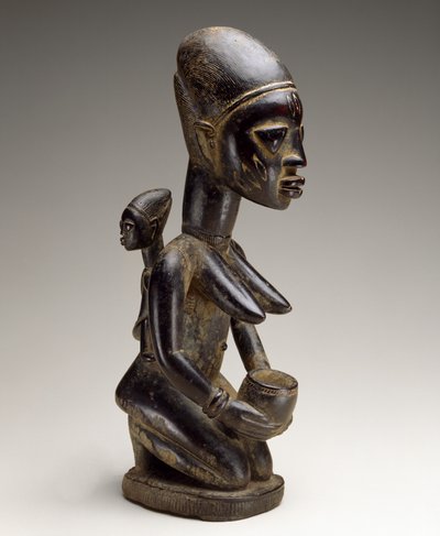 Moeder en kind figuur, Nigeria, late 19e eeuw door Yoruba Culture