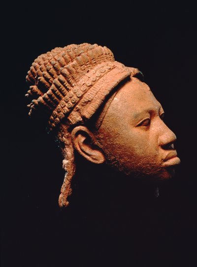 Yoruba Hoofd van een Koningin, uit Ita Yemoo, Ife, Nigeria door Culture Yoruba
