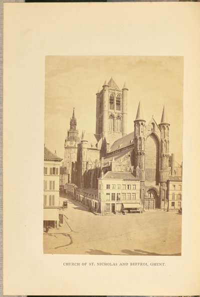 Kerk van Sint-Niklaas en Beffroi, Gent door Cundall and Fleming