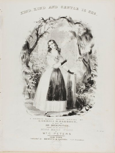 Vriendelijk, aardig en zachtaardig is ze door Currier and Ives